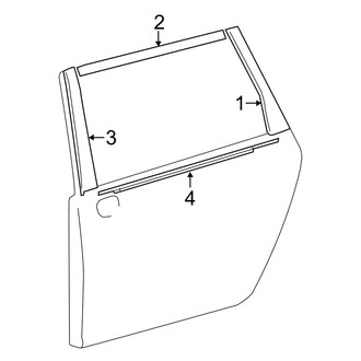 Toyota OE - Side Loading Door - Exterior Trim