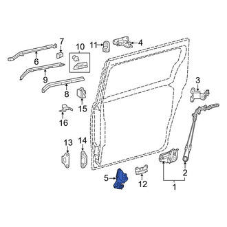 Toyota OE - Right Lower Sliding Door Roller