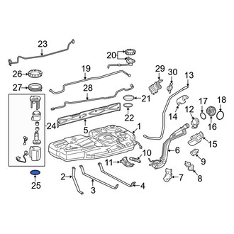 Toyota OE - Fuel Pump Tank Seal