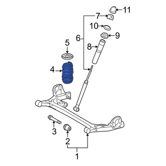 Toyota OE - Rear Coil Spring