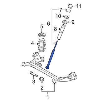 Toyota OE - Rear Suspension Shock Absorber
