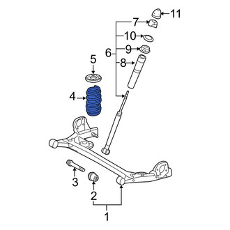 Toyota OE - Rear Coil Spring
