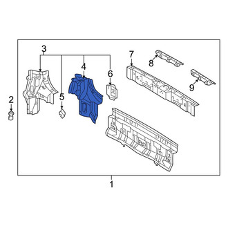 Toyota OE - Rear Left Rear Body Panel Extension