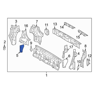 Toyota OE - Rear Right Rear Body Reinforcement Plate