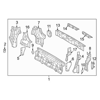 Toyota OE - Rear Body & Floor - Rear Body