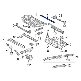 Toyota OE - Rear Floor Pan Reinforcement