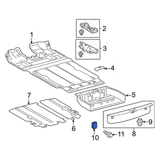 Toyota OE - Rear Tie Down Hook
