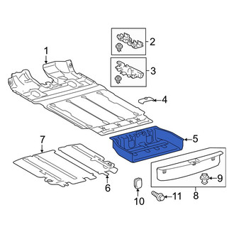 Toyota OE - Rear Floor Carpet