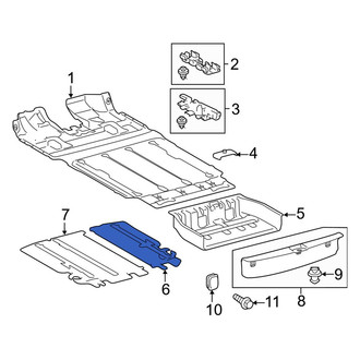 Toyota OE - Rear Right Floor Mat