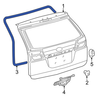 Toyota OE - Rear Hatch Seal