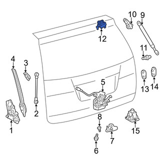 Toyota OE - Rear Liftgate Hinge