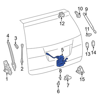 Toyota OE - Rear Liftgate Latch
