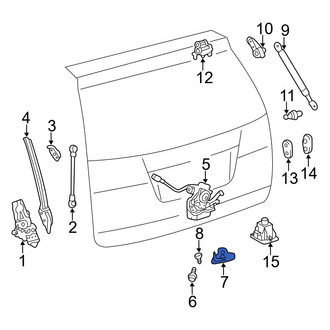 Toyota OE - Rear Liftgate Lock Striker Plate