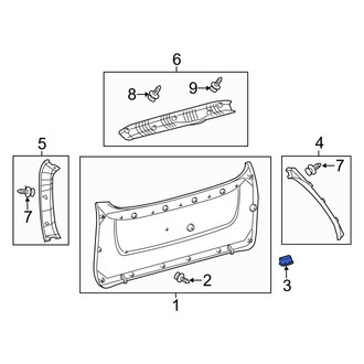 Toyota OE - Rear Liftgate Pull Handle