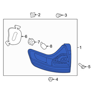 Toyota OE - Rear Right Tail Light Assembly