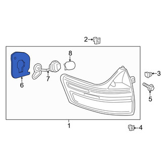Toyota OE - Right Tail Light Gasket