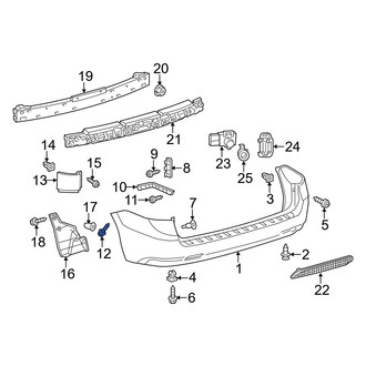 Toyota OE - Outer Bumper Guide Bolt