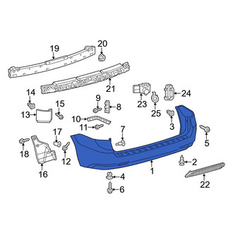 Toyota OE - Rear Bumper Cover