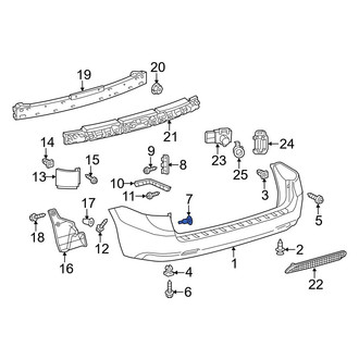 Toyota OE - Rear Bumper Cover Stop