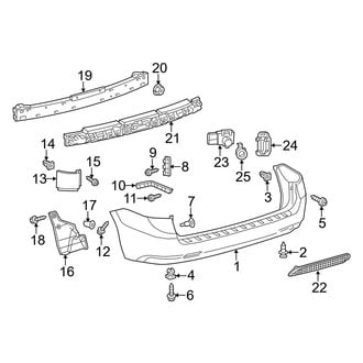Toyota OE - Rear Bumper - Bumper & Components