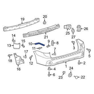 Toyota OE - Rear Left Bumper Guide