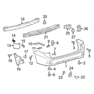 Toyota OE - Bumper Cover Spacer Panel Grommet