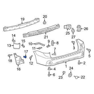 Toyota OE - Bumper Cover Retainer