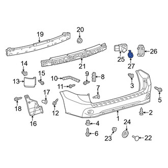 Toyota OE - Front Parking Aid Sensor Housing