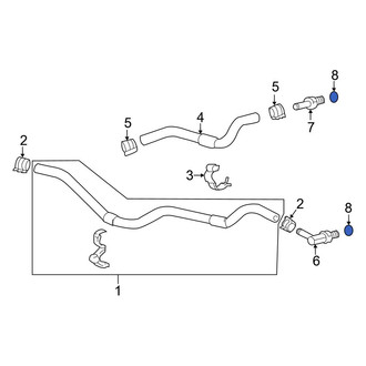 Toyota OE - Automatic Transmission Oil Cooler Hose O-Ring