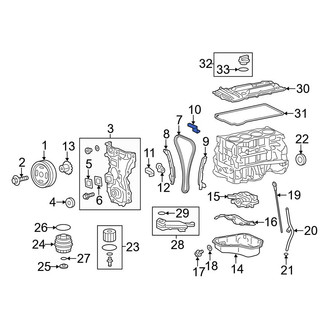 Toyota OE - Upper Engine Timing Chain Guide