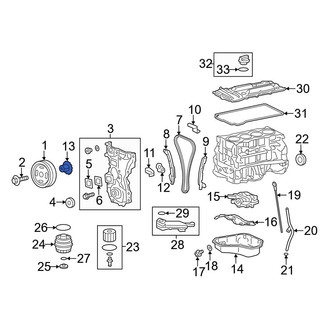 Toyota OE - Engine Timing Crankshaft Sprocket