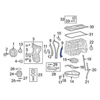 Toyota OE - Lower Engine Timing Chain Guide