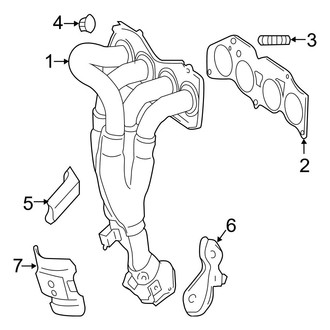 Toyota OE - Exhaust System - Manifold (2.7L)