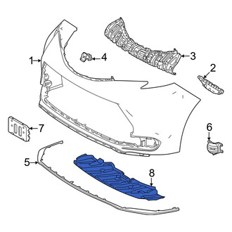 Toyota OE - Front Radiator Support Splash Shield