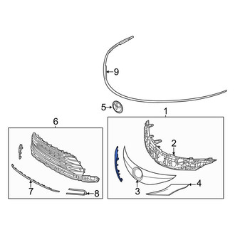 Toyota OE - Front Lower Grille