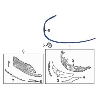 Toyota OE - Front Hood Seal