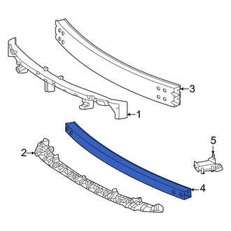 Toyota OE - Front Bumper Cover Reinforcement