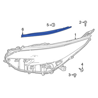 Toyota OE - Front Right Headlight Cover