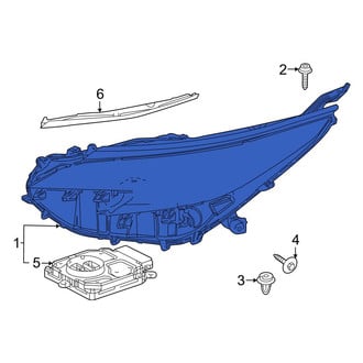 Toyota OE - Front Left Headlight Assembly