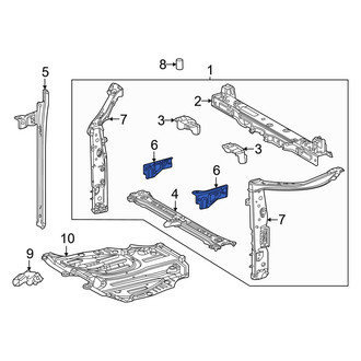 Toyota OE - Right Headlight Bracket