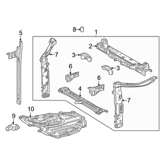 Toyota OE - Front Radiator Support Panel