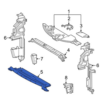 Toyota OE - Front Lower Radiator Support Air Deflector