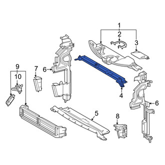 Toyota OE - Front Upper Radiator Support Air Deflector