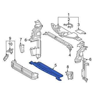 Toyota OE - Front Lower Radiator Support Air Deflector