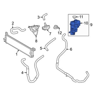 Toyota OE - Turbocharger Coolant Reservoir