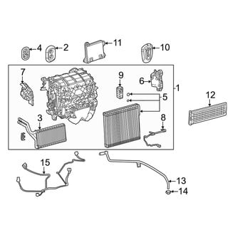 Toyota OE - Air Conditioner & Heater - Front Heater Unit