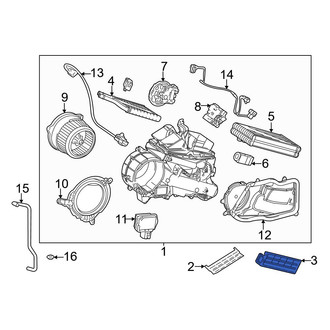 Toyota OE - HVAC Unit Case Cover