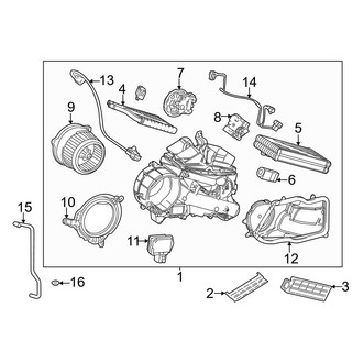 Toyota OE - Air Conditioner & Heater - Rear Heater