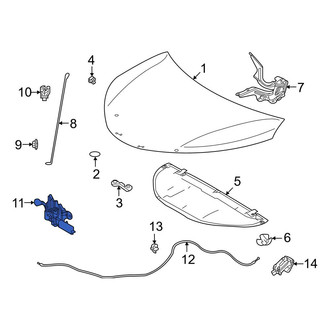 Toyota OE - Front Hood Latch