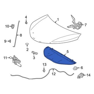 Toyota OE - Front Hood Insulation Pad